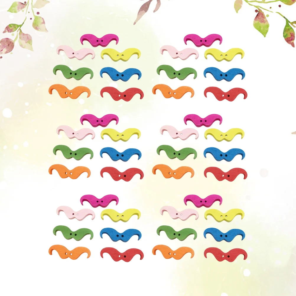 100 قطعة أزرار اللحية الملونة عالية الجودة أدوات الحرف اليدوية الإبداعية DIY بها بنفسك أزرار الخياطة مناسبة للسترات القبعات الجينز الملابس