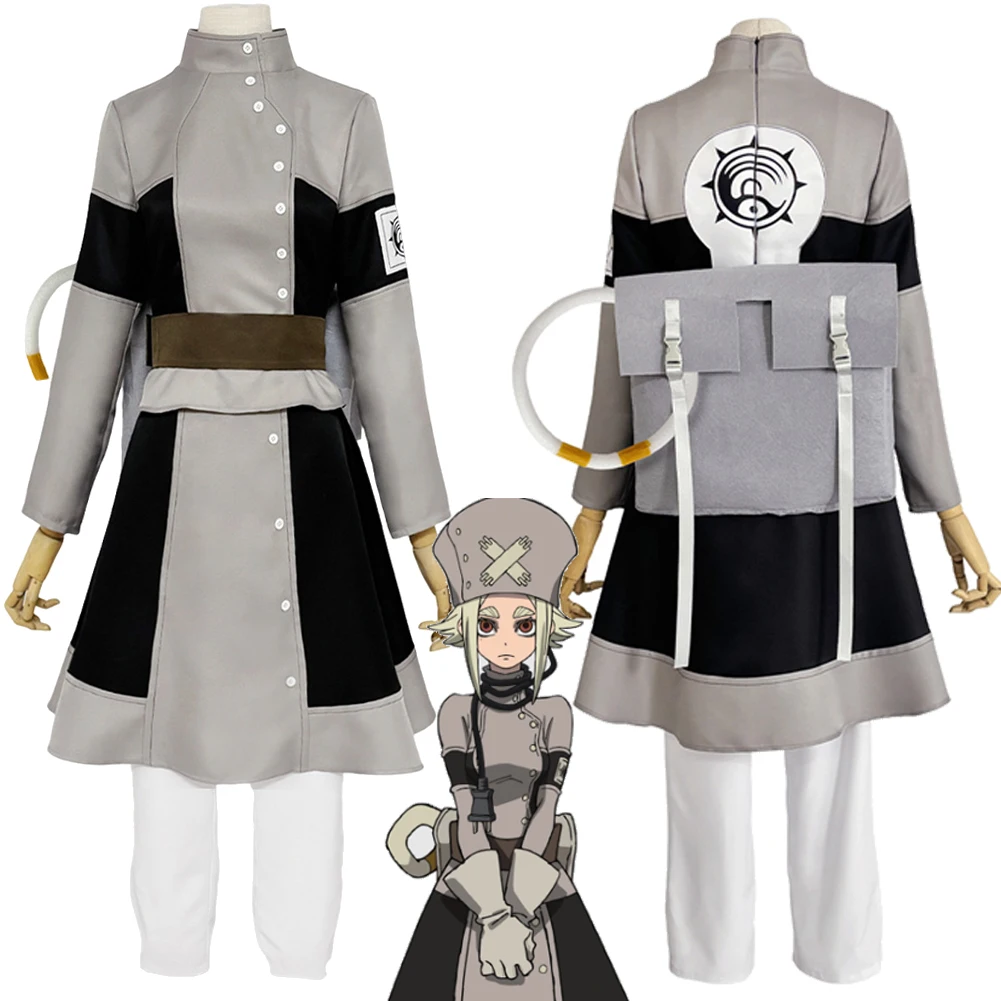

Aisha Anime Gachi A Kuta Cosplay Costume Women Fantasia Clothing Coat Dress Shoulderbag Set Female Disguise Halloween Role Suits