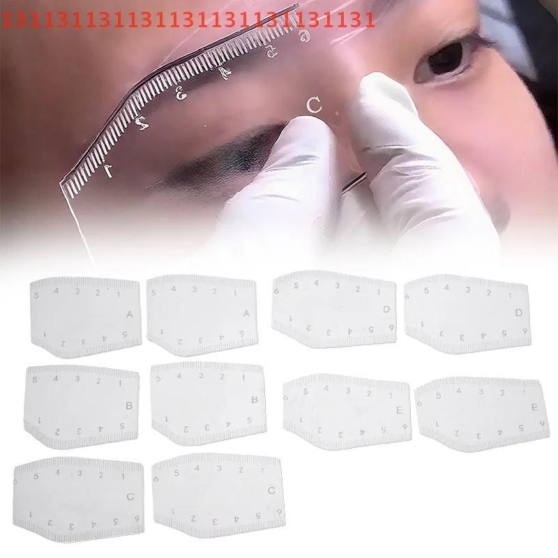 الحاجب الوشم أدوات ماكياج للمبتدئين تصميم الحاجب السريع الحاجب مساعد حاكم تحديد المواقع حاكم الوشم الملحقات #3