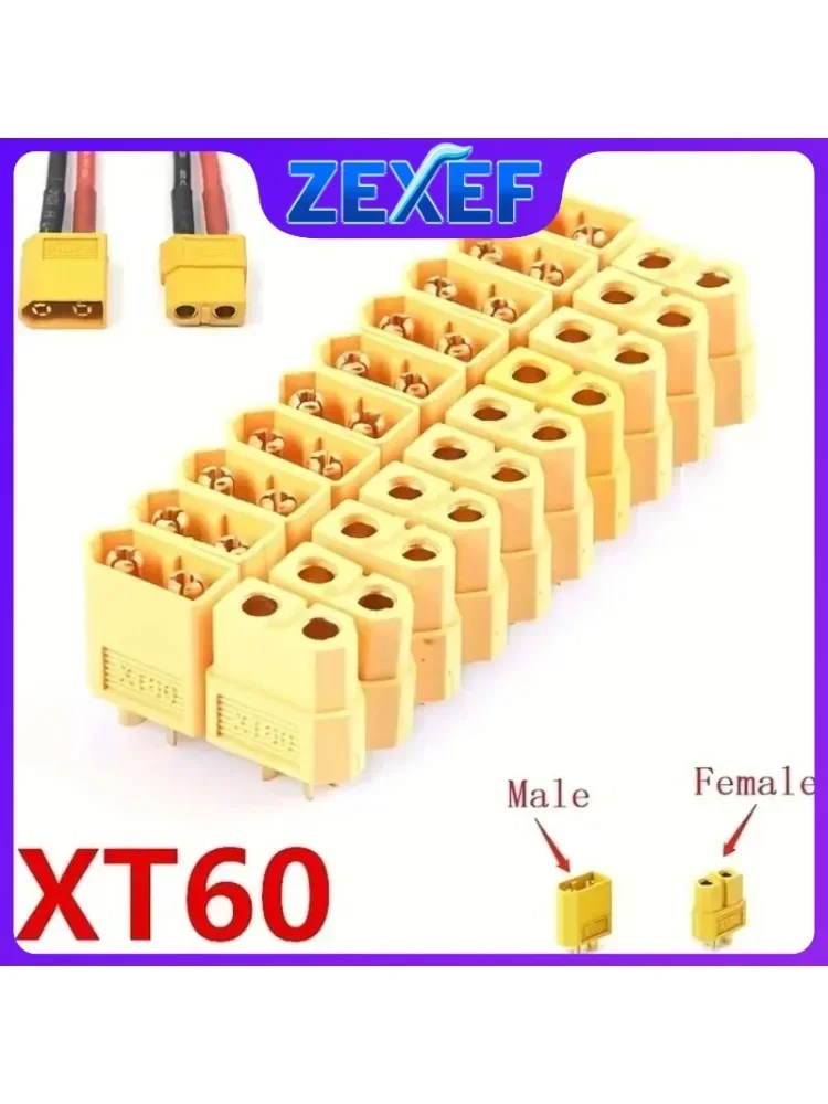 ZEXEF 1-20 connecteur Portable haute qualité XT60 prise mâle femelle balle pour paires RC XT 60 course bricolage Lipo vente en gros