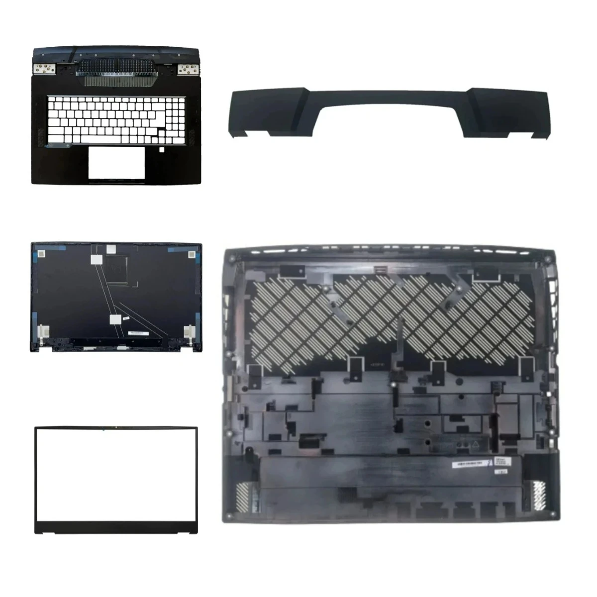 Compatible with Titan GT77 MS-17Q1 17Q2 laptop, LCD screen top cover, screen bezel, palm rest, bottom base, ABCD hinge, air vent