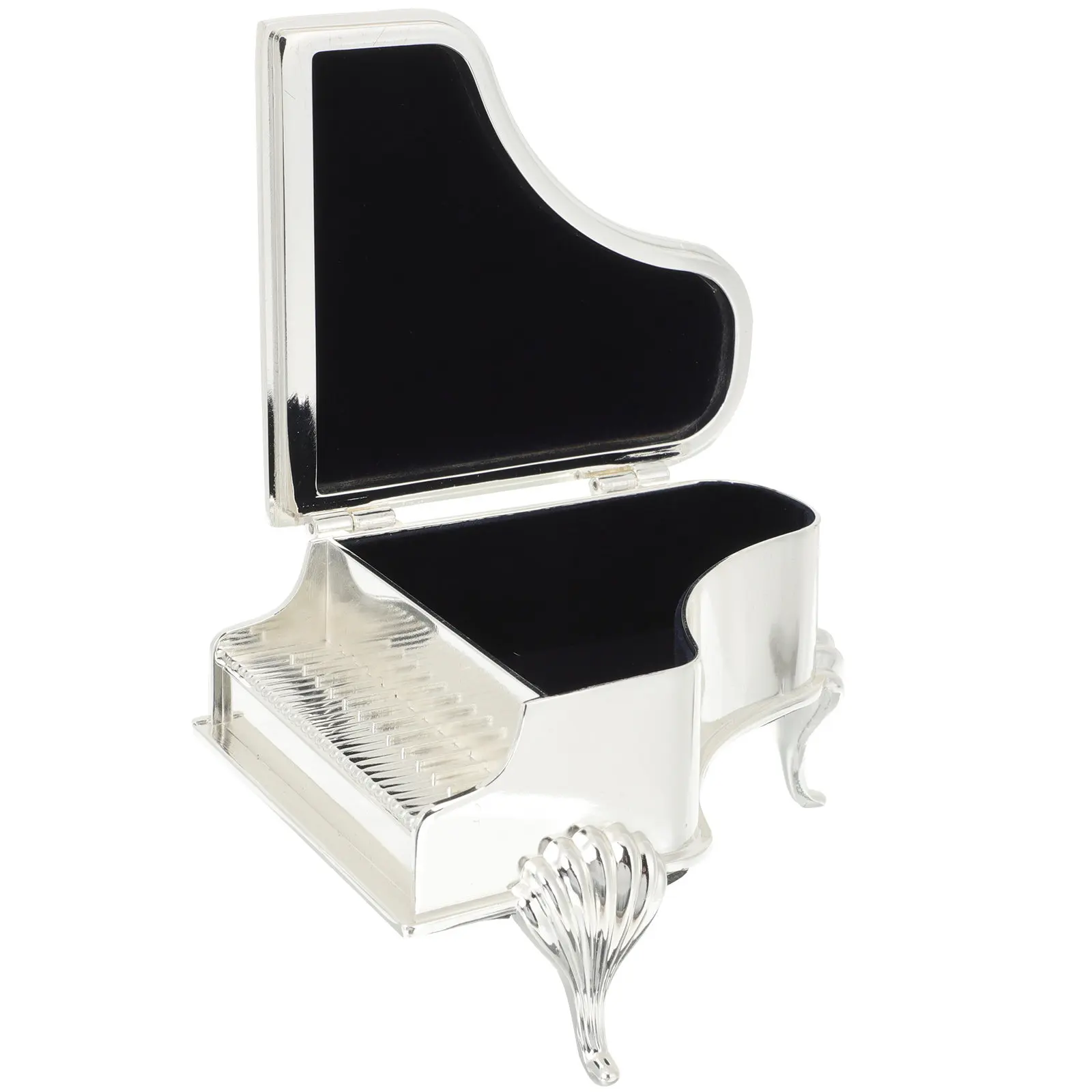 

Piano Shape Watch and Jewelry Box with Protective Pillow for Watches Bracelets Earrings Portable Household Travel Storage Case