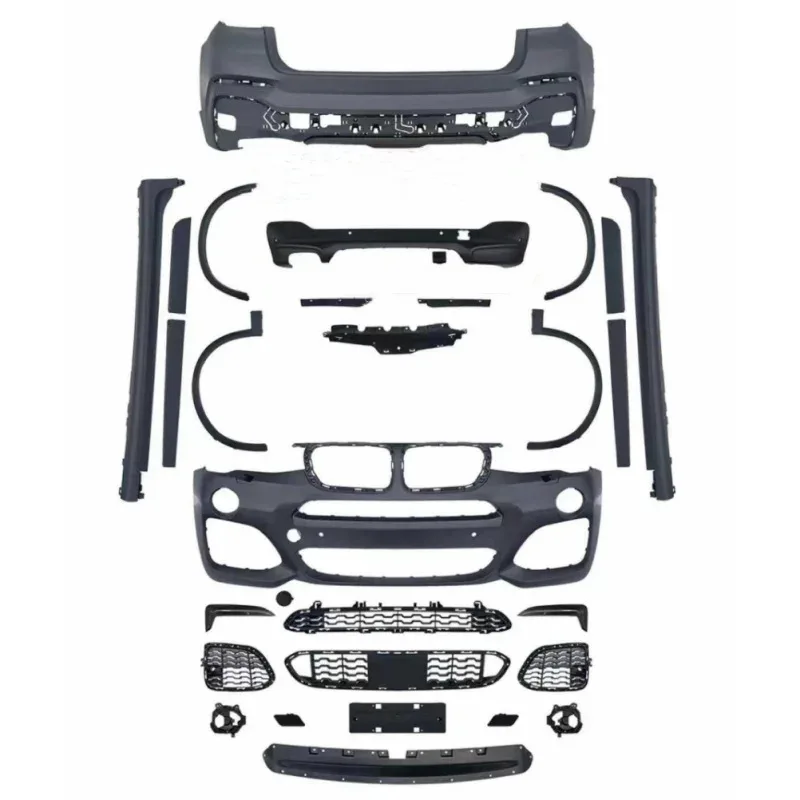 ترقية تعديل KitWole Body Kit لـ S X4 F26 14-20 تعديل إلى M Sport Conversion Kit F26 MT Facelift Kit سيارة Modifica