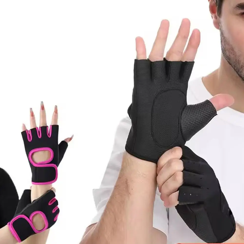 Finger Bodybuilding Training Silicone Palm guanti per sollevamento pesi manubri guanti guanti Fitness Gym Fitness O5T7