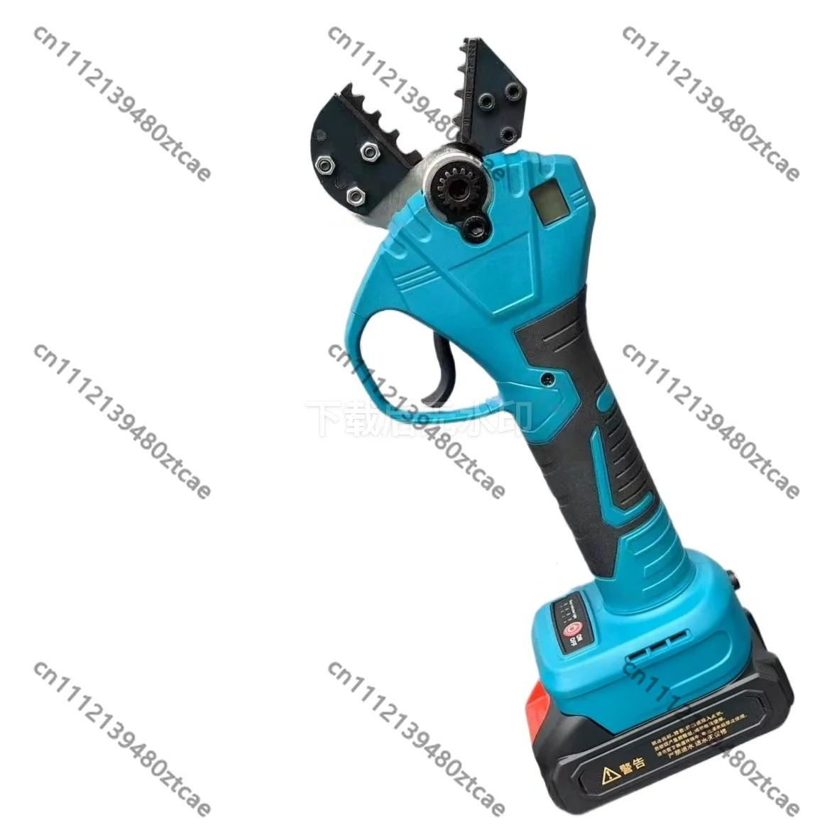 Rechargeable Electric Crimping Plier Mini Cold Press Terminal Crimper for Pre-Insulated Tubular Bare Wiring Connectors