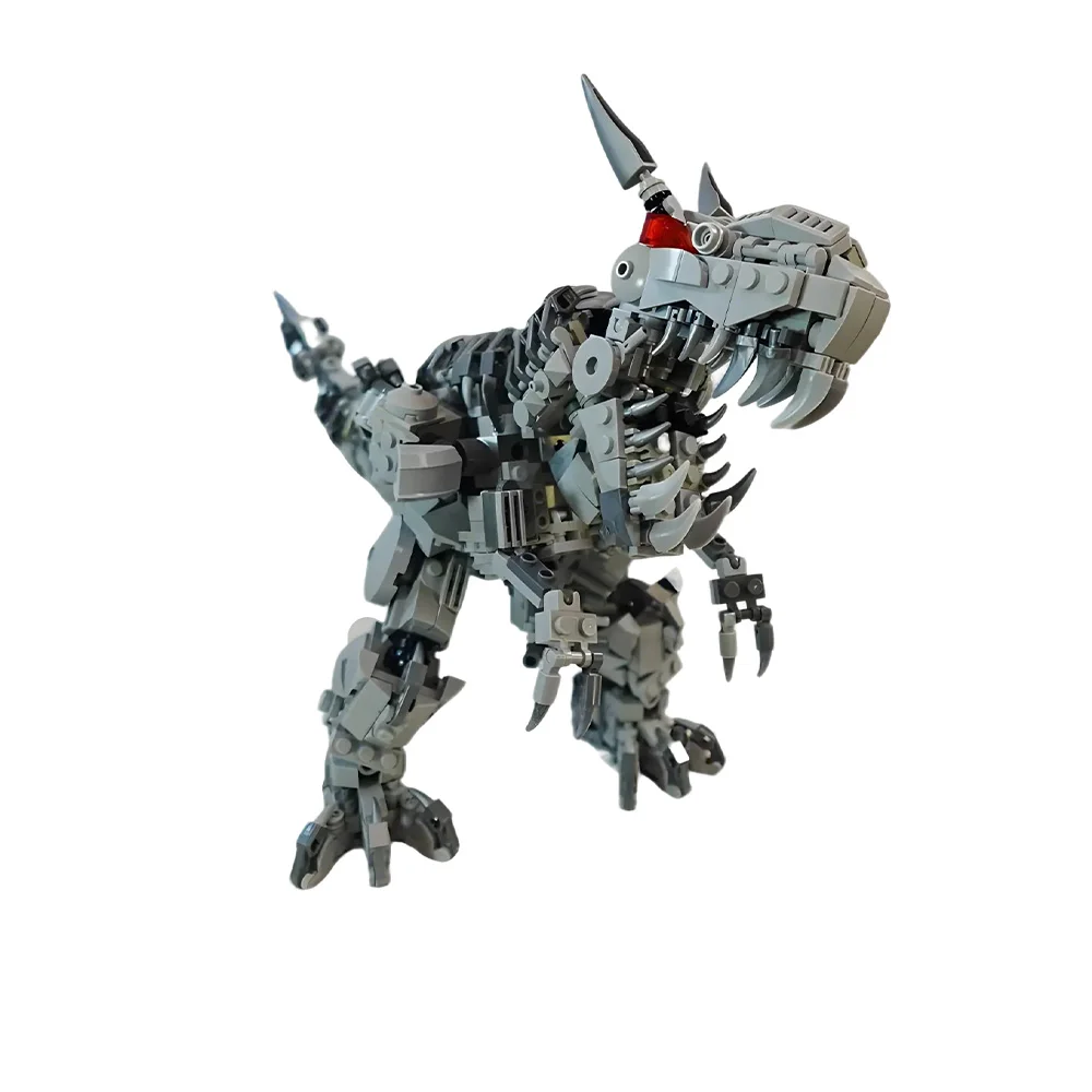 

MOC Transformersed A.O.E Grimlock Bricks Autobots Movie Deformed Tyrannosaurus Rex Building Blocks Model Assembly Toys Kids Gift
