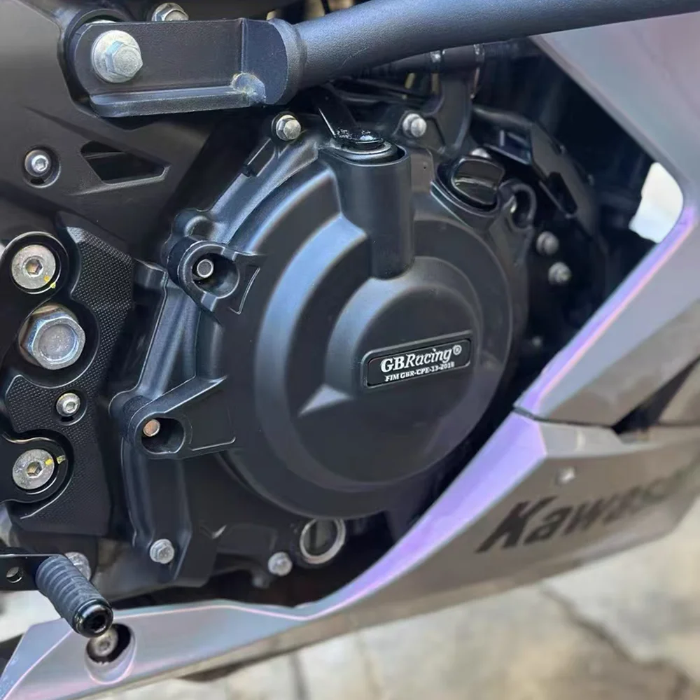 Conjunto de capa de proteção para motor de motocicleta, capa para kawasaki ninja 400 2018-2023 ninja 500 2024