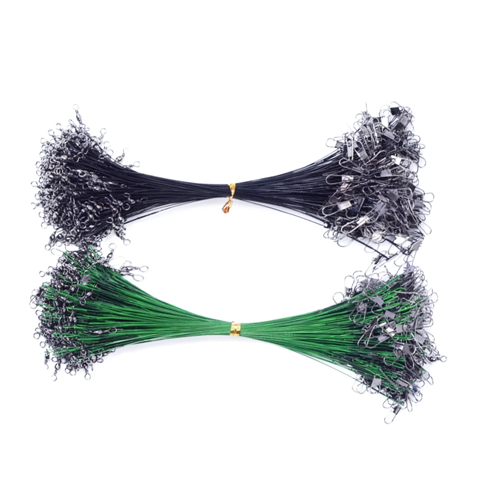 

50 Pcs 20CM Wear-resistant Lure Line Steel Wire Front Anti-bite Wire Line Super Strong Fishing Line Main Line Sub-line Offshore