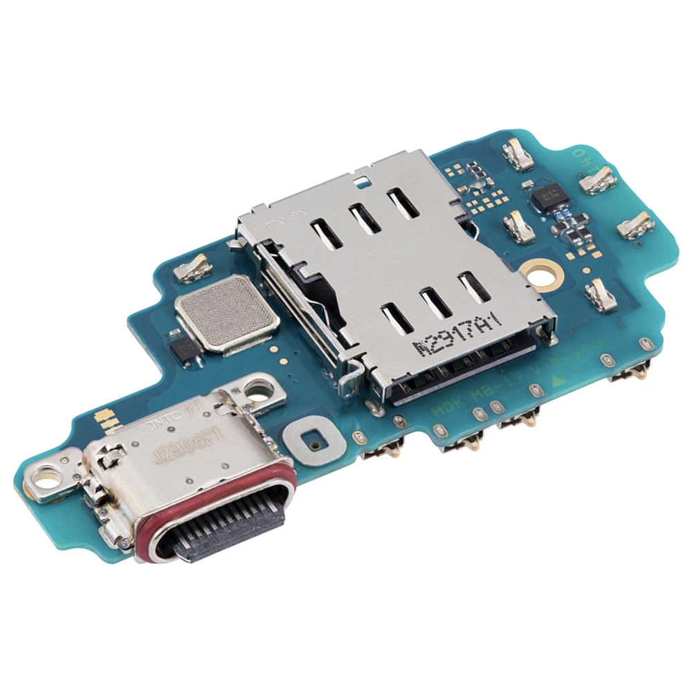 For Samsung Galaxy S23 Ultra 5G SM-S918U S918B/N/F S9180 USB Connector Dock Charger Charging Port With PCB Board Replacement