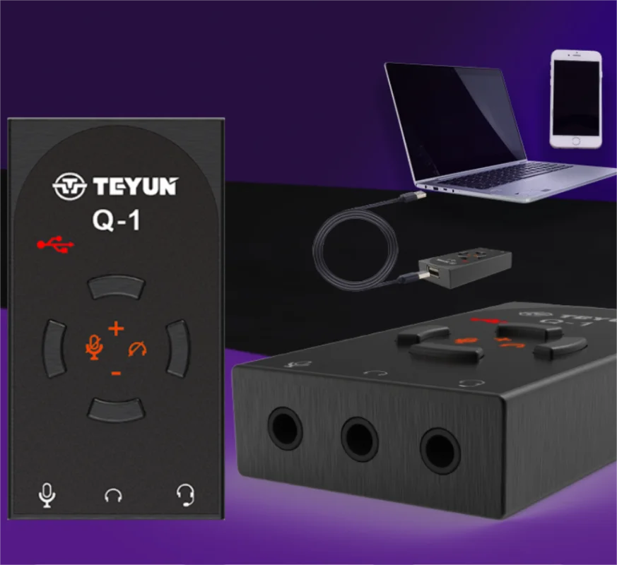 مراجعة شاملة لبطاقة الصوت الخارجية TEYUN Q1 USB 7.1 – الحل الأمثل لمحبي الألعاب الإلكترونية والموسيقى عالية الجودة
