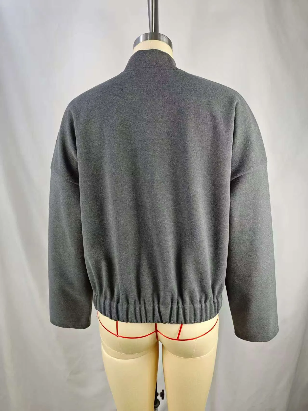 New Autumn and Winter Women's Casual Loose Pilot Jacket with Pocket Details - Simple and Versatile