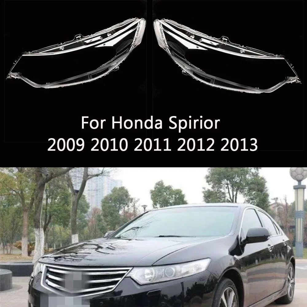 

HTTCY For Honda Spirior 2009 2010 2011 2012 2013 Front Headlight Cover Glass Lens Shell Car Lampshade Lamp Shade