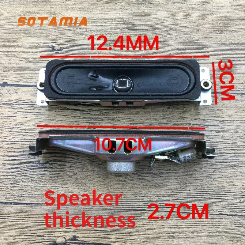 SOTAMIA 2 шт. ЖК-телевизор динамик 12 Ом 10 Вт универсальный 312 ЖК-монитор динамик бытовой ТВ громкоговоритель DIY TCL Skyworth Changhong SOTAMIA 2 шт. ЖК-телевизор динамик 12 Ом 10 Вт универсальный 312 ЖК-монитор динамик бытовой ТВ громкоговоритель DIY TCL Skyworth Changhong