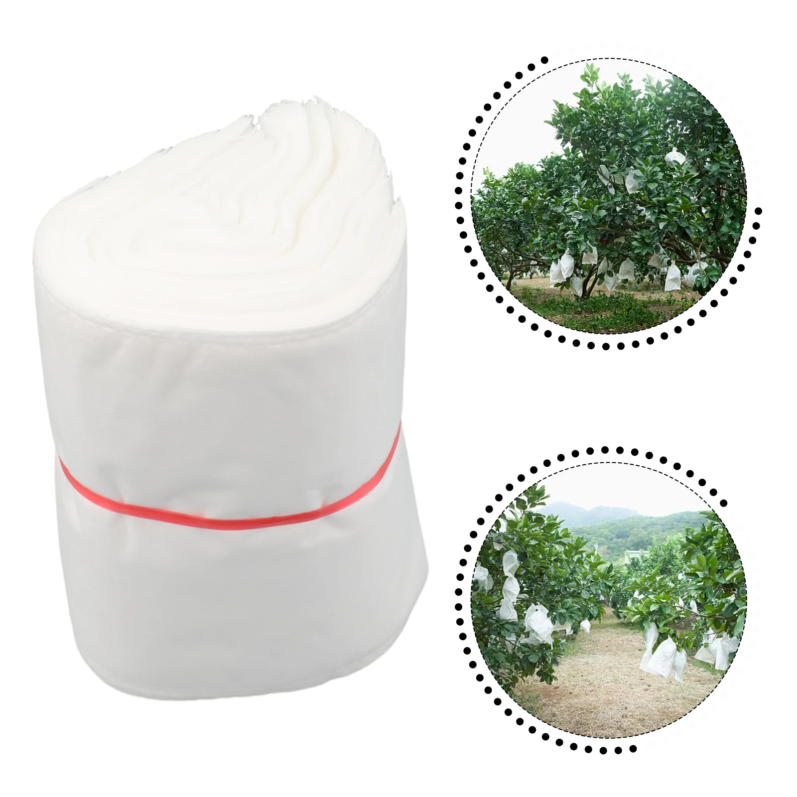 

100PCS Garden Plant Fruit Cover Protect Net Mesh Bag Against Ct Bird Pest Non-woven Fabric Protection Bags Garden Tools