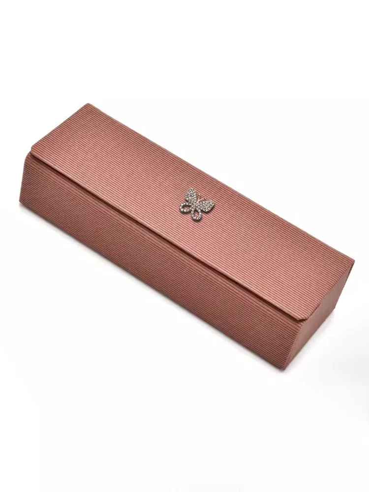 

Eyewear Cases Retro Artistic Style for Men Women - Zigzag Initial Decor in Light Shades