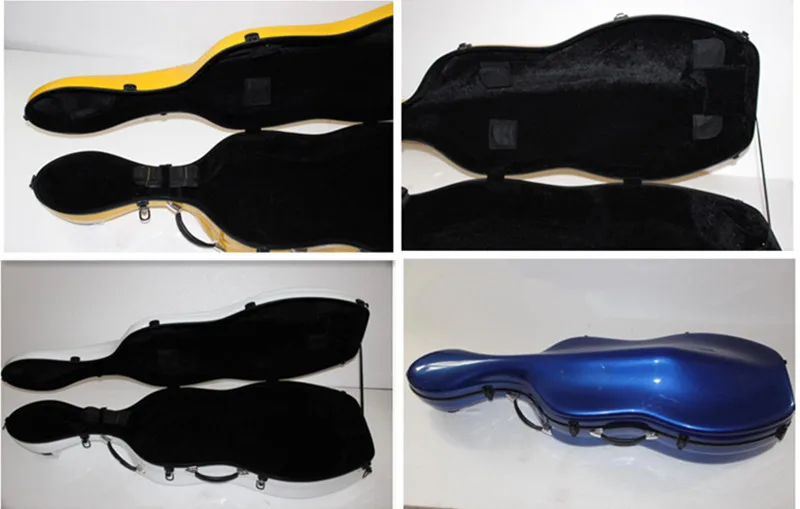 Thickened Fiberglass Durable Light Box Bag Backpack with Shoulder Straps Cello Case