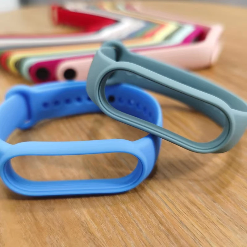 Watch Strap For Xiaomi Mi Band 7 6 5 4 3 Wristband Silicone Bracelet Wrist Straps MiBand 3/4 band5 band6 Smartwatch Accessories