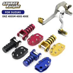 Brake Pedal & Shifting Lever Toe Peg Step Plate For SUZUKI DRZ 400SM DRZ400 S E 2000-2024 Motorcycle Accessories Adjustable Sets