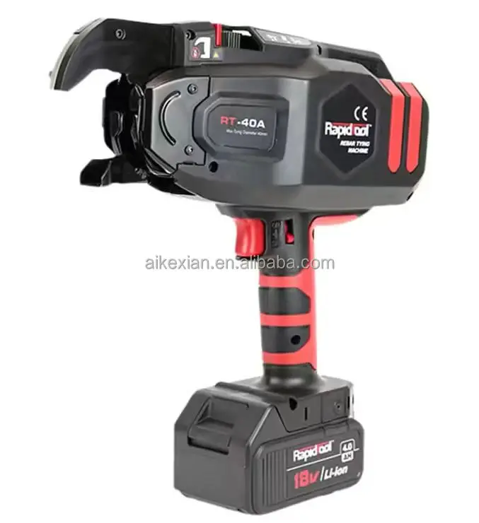 

Rebar Tier Machine Compete with MAX Rebar Tier 2.6KG 40mm AKX-40A 18V Battery with 5000 Ties