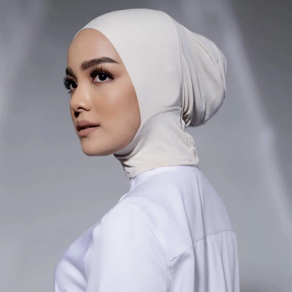 Muslimischen Underscarf Frauen Schleier Hijab Motorhaube Muslimische Frauen Schal Turbane Kopf schals Für Frauen Hijab Kappe Islamischen Hut Turbante Mujer