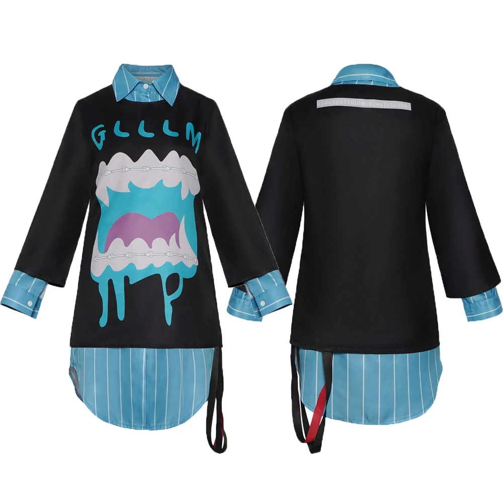 Anime Jellyfish Can't Swim in The Night Cosplay Costume Kiui Watase Disguise Set Uniform for Adult Halloween Carnival Roleplay