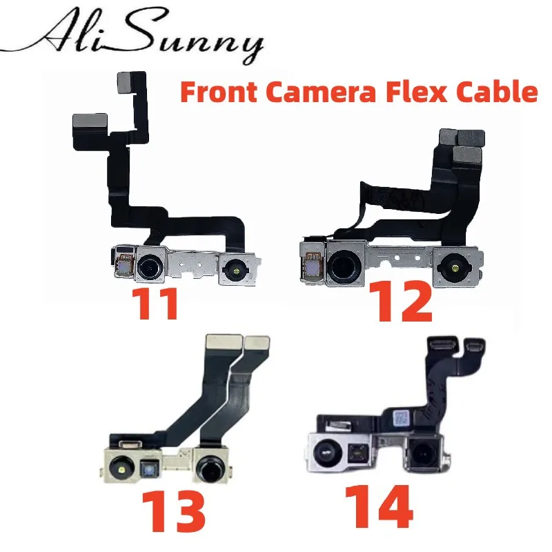 Top Front Camera Flex Cable for iPhone 13 12 11 Pro Max 14 Plus Facing Small Camera Light Proximity Sensor Repair Parts