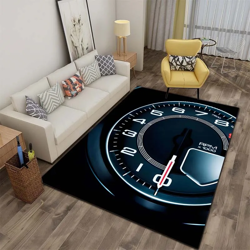 15 Sizes Car Dashboard Pattern Rug Carpets for Bedroom Living Room Sofa Mat Creative Door Mat Bedside Sofa Area Rug Home Decor