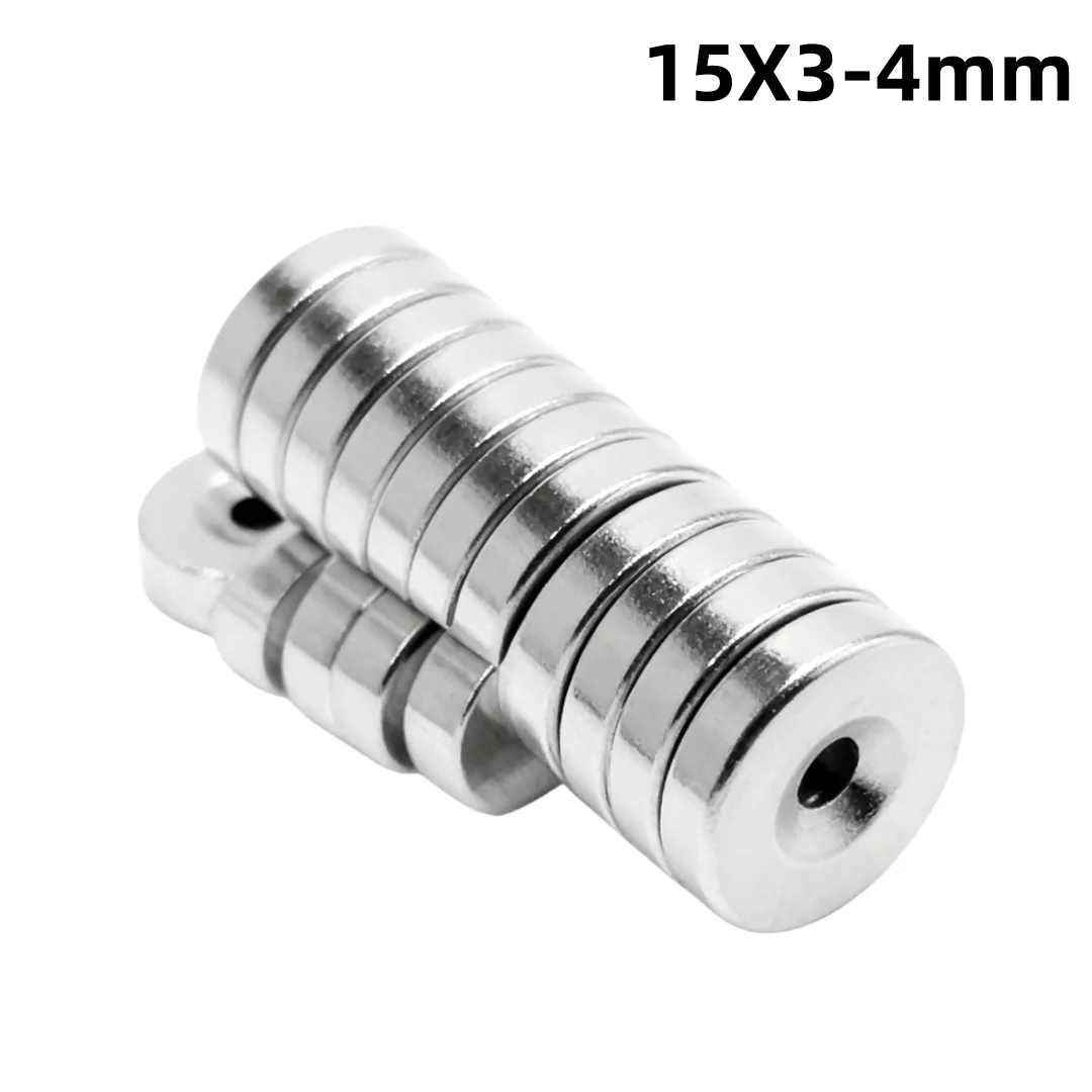 15X3-4mm Powerful Magnets Strong Round Magnets For Fridge, DIY, Building, Scientific, Craft, Education 15*3-4 15x3-4