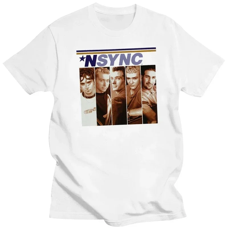 Unisex Adult Clothing Hot Best Woman Tee Shirt Classic Band O-neck Ropa Hombre Hip-hop Hipster Vintage Nsync Printed T Shirt