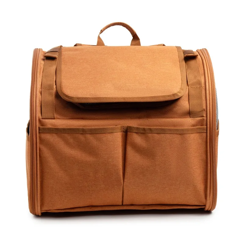 

1 шт. расширяемый дышащий рюкзак для кошек, легкая дорожная сумка для домашних животных с сетчатой вентиляцией и рюкзак-переноска для улицы