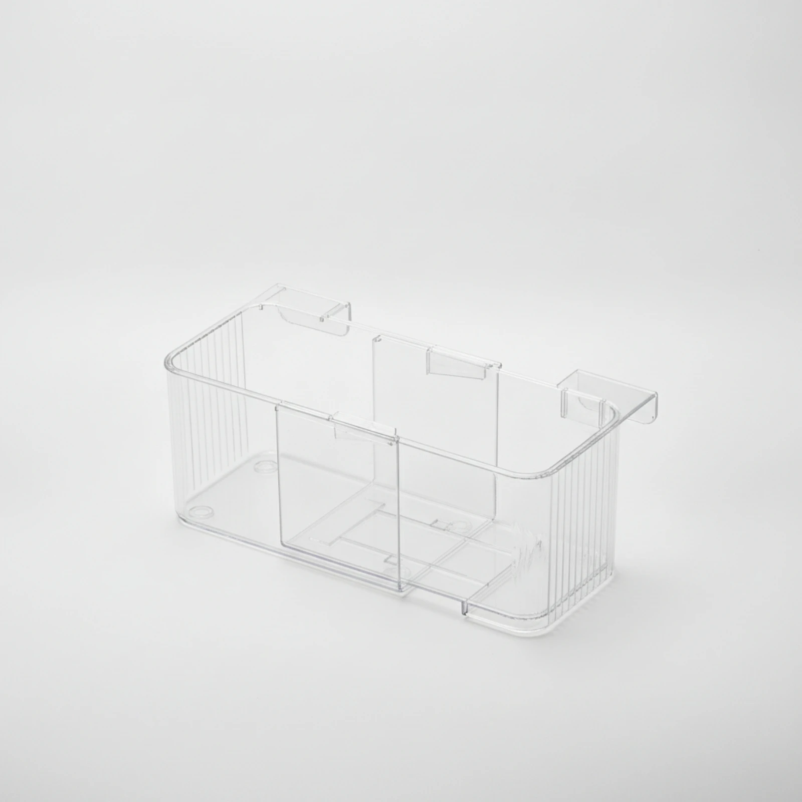 Hanging Storage Basket with Telescoping Structure Open Cabinet Door Hanging Basket Compact Versatile for Renters