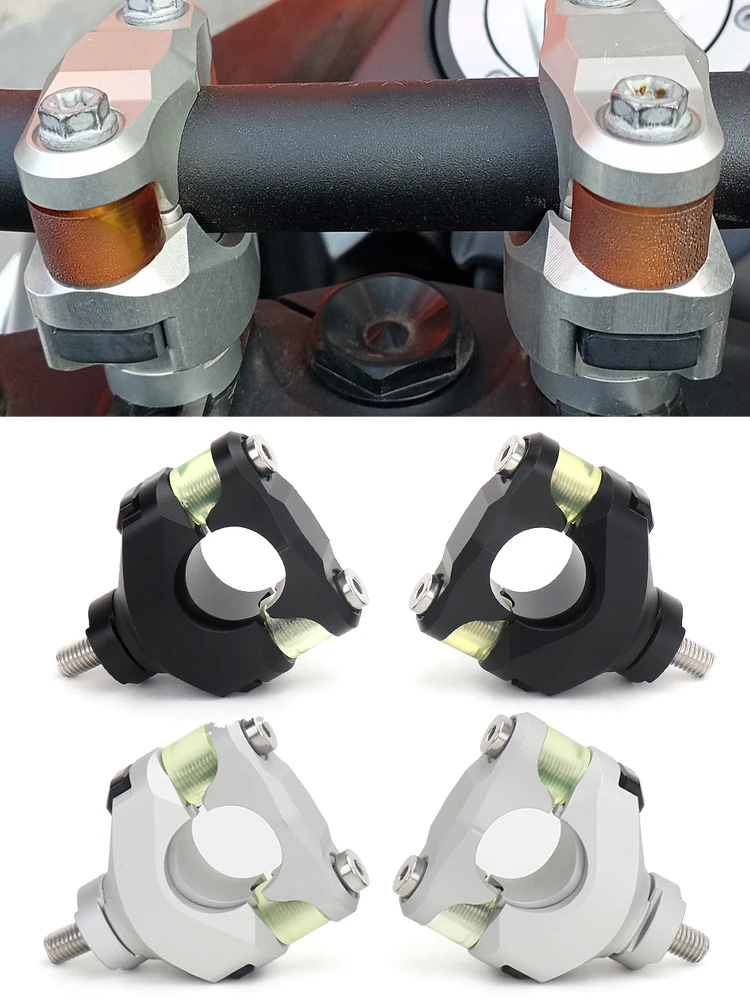 Neu für 690 Duke 790 Adv 1190 ADV 1290 Super Adventure Motorrad Einstellbarer Vibrationsdämpfer Lenkererhöhung Montagehalterung