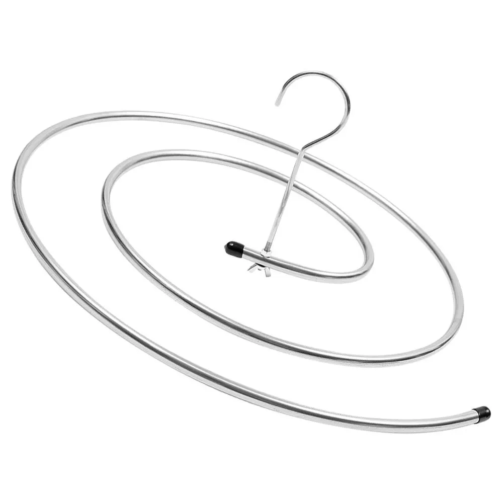 الفولاذ المقاوم للصدأ دوامة تجفيف الرف لبطانية لحاف غطاء سرير يندبروف الغسيل شماعات شرفة منزلية متعددة الوظائف #3