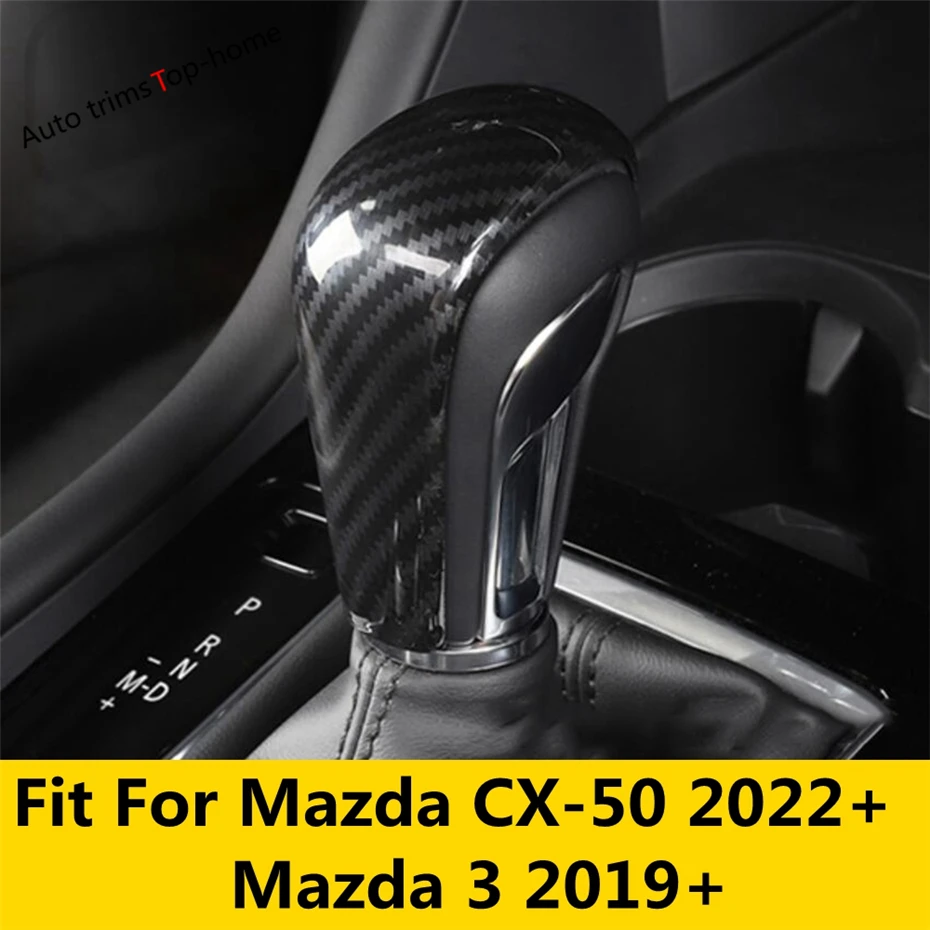 

ABS Stalls Gear Shift Knob Head Decoration Frame Cover Trim For Mazda CX-50 2022 - 2024 / Mazda 3 2019 - 2023 Car Accessories