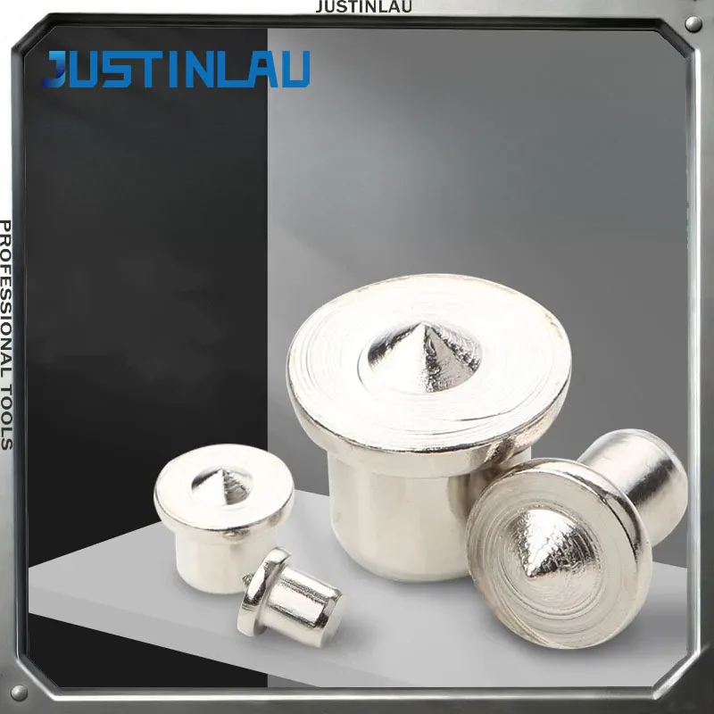 JUSTINLAU 1 Set of Transmission Drill Woodworking Tool Transmission Center Point Pin Set 6/8/10/12mm Conversion Cork Drill
