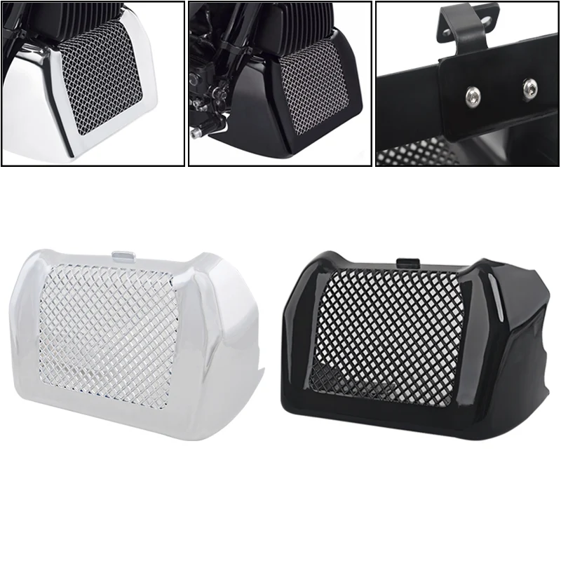 

Motorcycle Accessories Oil Cooler Cover Guard Radiator Case For Harley Touring Road King Electra Street Glide Trike Freewheeler