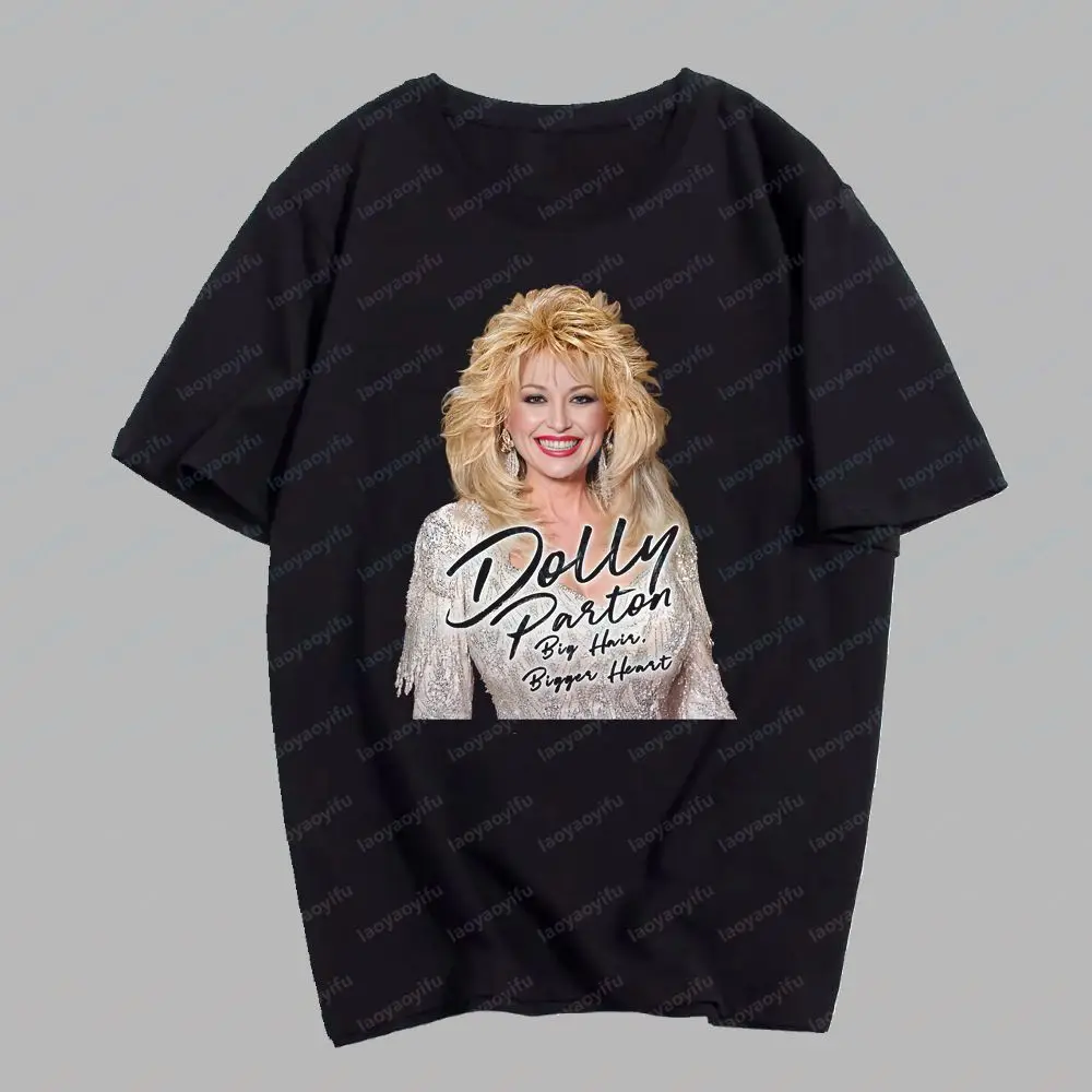Style Band Dolly Parton - Summer Trend Original Shop Short-Sleeved Men's and Women's Round-neck T-Shirt
