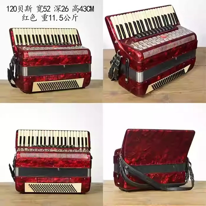 Retro Accordion Instruments Photography Props Nostalgic Antique Accordion