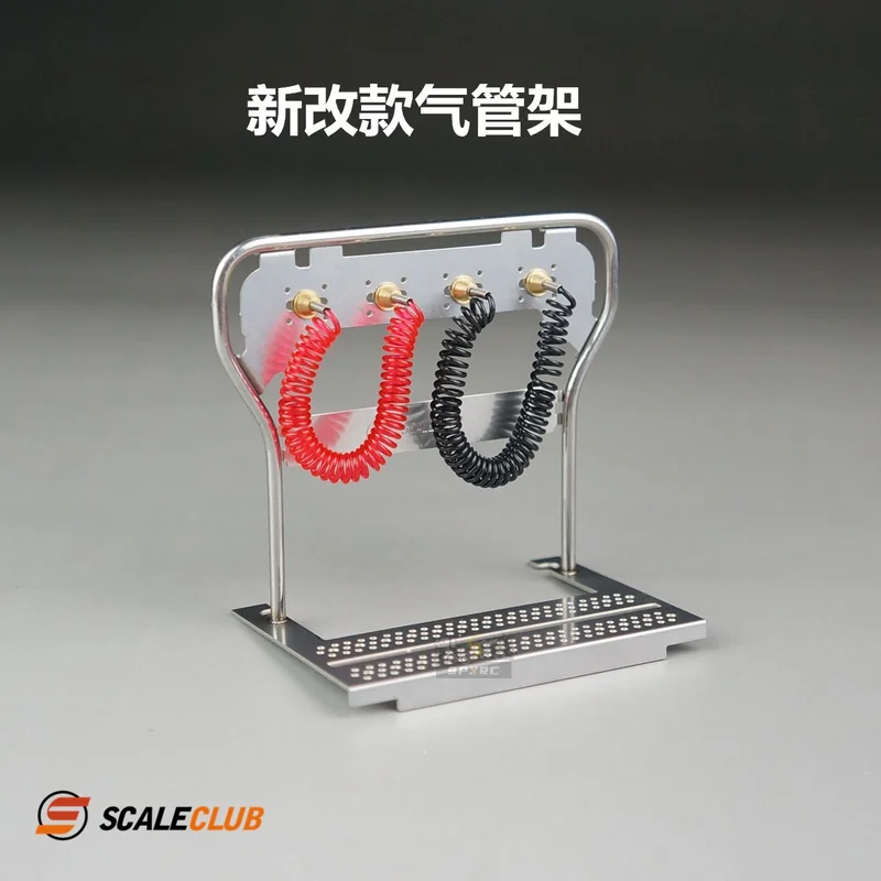 Scaleclub Model 1：14 Drag Head Mud Upgrade Metal Trachea Rack For Tamiya  Lesu Rc Truck Trailer Tipper