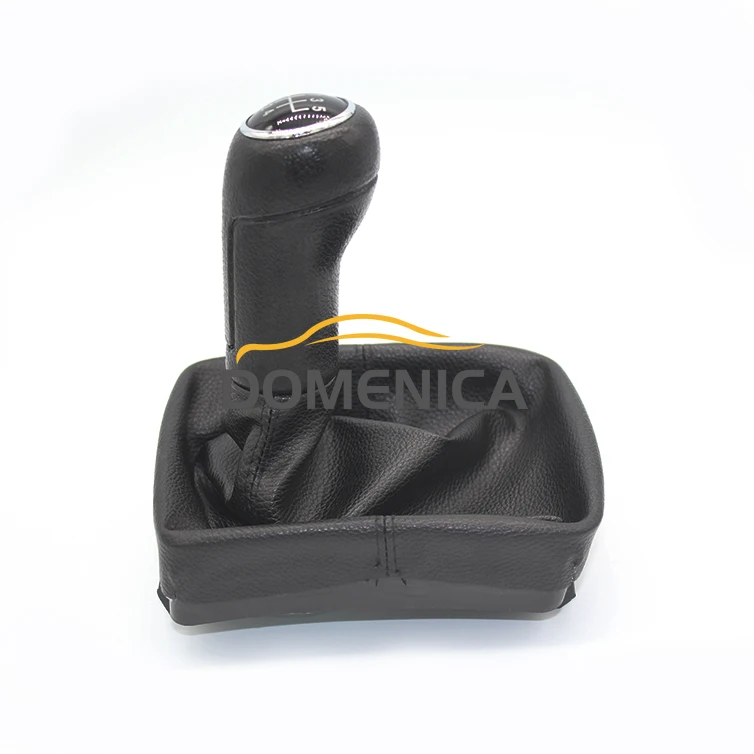 5-Gang-Schaltknauf für Volkswagen VW Polo 9N 9N2 (2002–2009), Auto-Styling, manueller Hebel, Gamasche, Leder-Kofferraumabdeckung, Ersatz – Detail 19