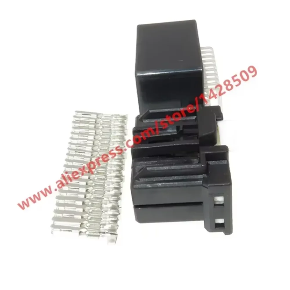 1 Set 20 Pin Automotive Female Male Connector PCB Socket For Auto Wire Harness 175967-2 175975-2