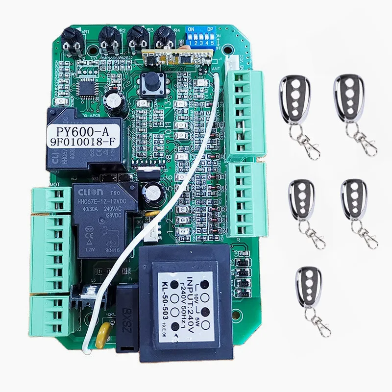 Joytech AC Sliding Gate Opener Motor Control Unit PCB Controller Circuit Board Electronic Card Plate PY600ACL SL1500A