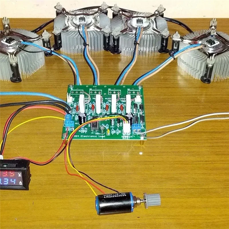 AC88-2X DIY Kits 150W 10A Battery Capacity Tester Adjustable Constant Current Electronic Load Discharge Test