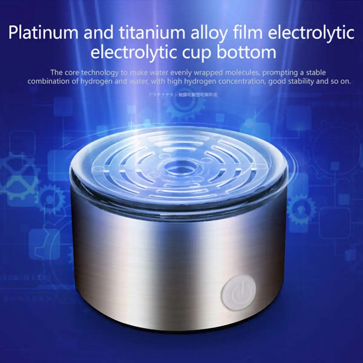 420ML Portable Water Ionizer Bottle Rechargeable Negative Ion Water Cup Hydrogens-rich Water Cup Water Generator Alkaline 3mins
