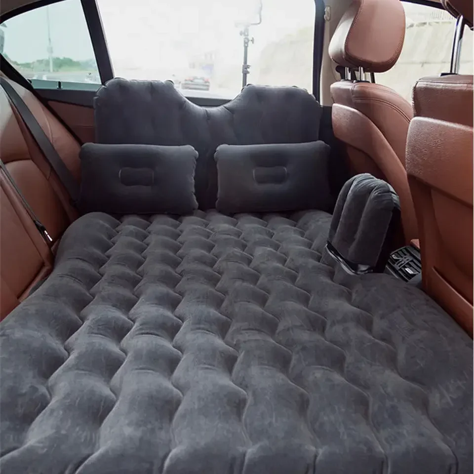 

Inflatable Travel Mattress, Portable Back Seat Cushion Mattress, PVC Flocking Bed for Car, Soft Support, New Style