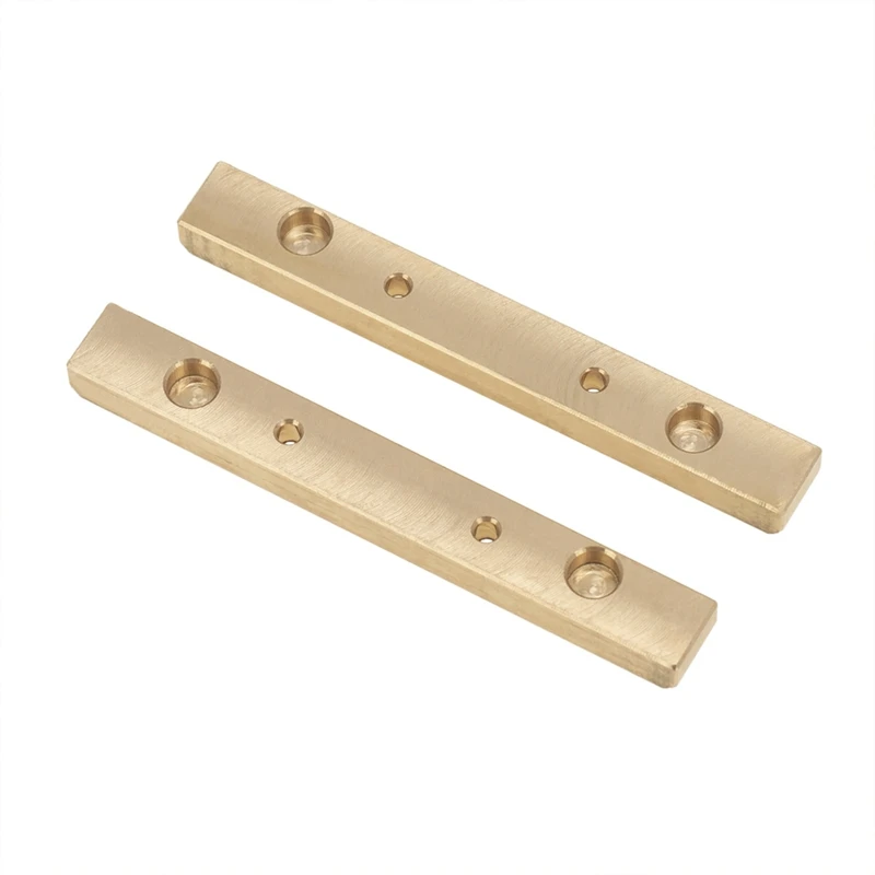 Brass Matching Weight Bar Beam Side Weight Block Spare Parts 1/24 Simulation Model Car Suitable For Axial SCX24 90081