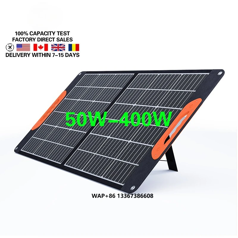 High Conversion Kit Foldable Solar Panel 400 Watt Outdoor Foldable Charger Mono Solar Panel Mono PV Cell for Cars