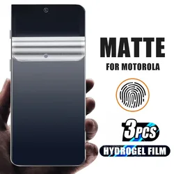 3Pcs Matte Hydrogel Film For Motorola G82 G72 G62 G52 G42 G32 G22 G41 G31 Screen Protector For Moto X40 X30 S30 Edge 40 Pro