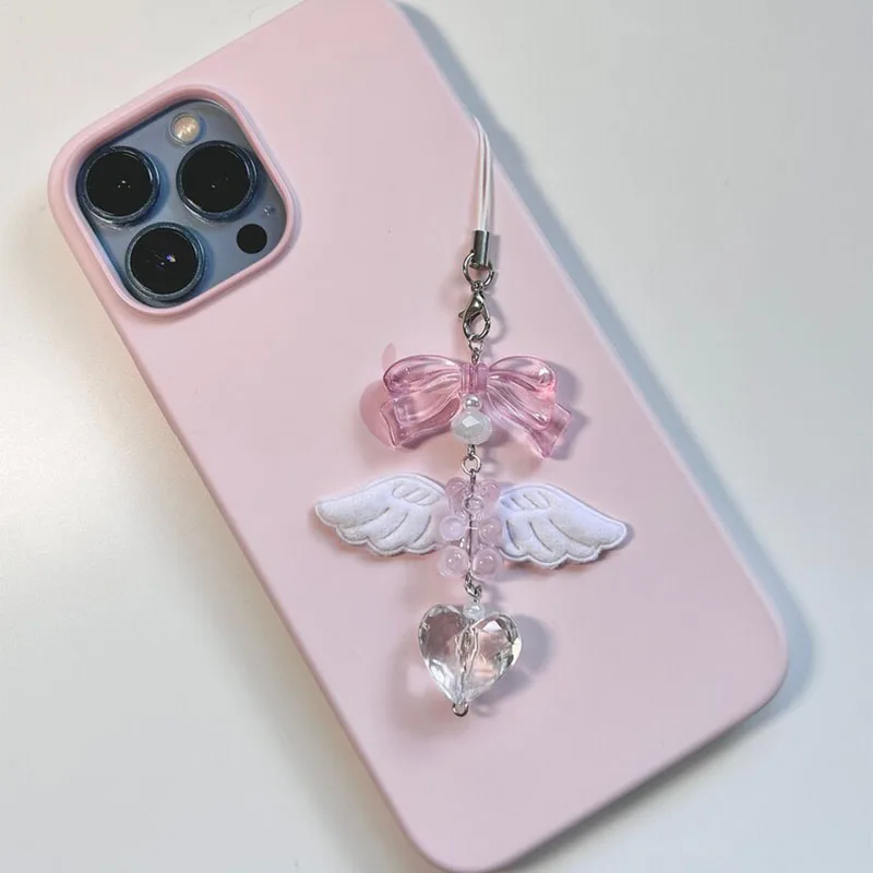 Gummy Bear Angel Phone Charm portachiavi regalo estetico accessori carini y2k