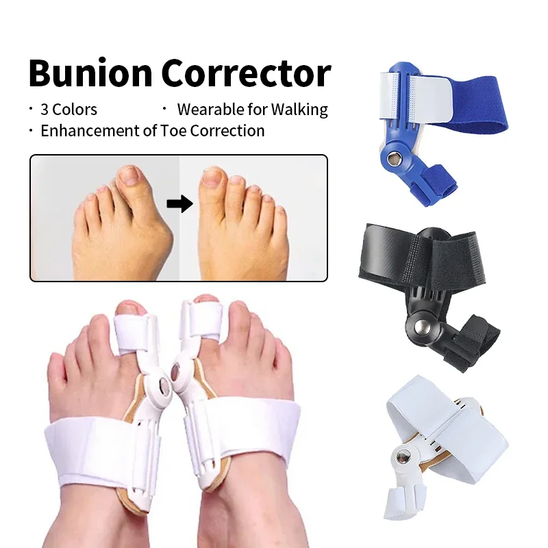 Bunion Corrector regolabile alluce valgo separatore Big Toe raddrizzatore borsite stecca correzione ossea Pedicure Unisex cura del piede